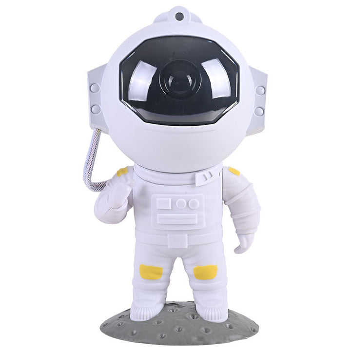 Stjärnprojektor med astronaut, galax och nebulosa för sovrummet