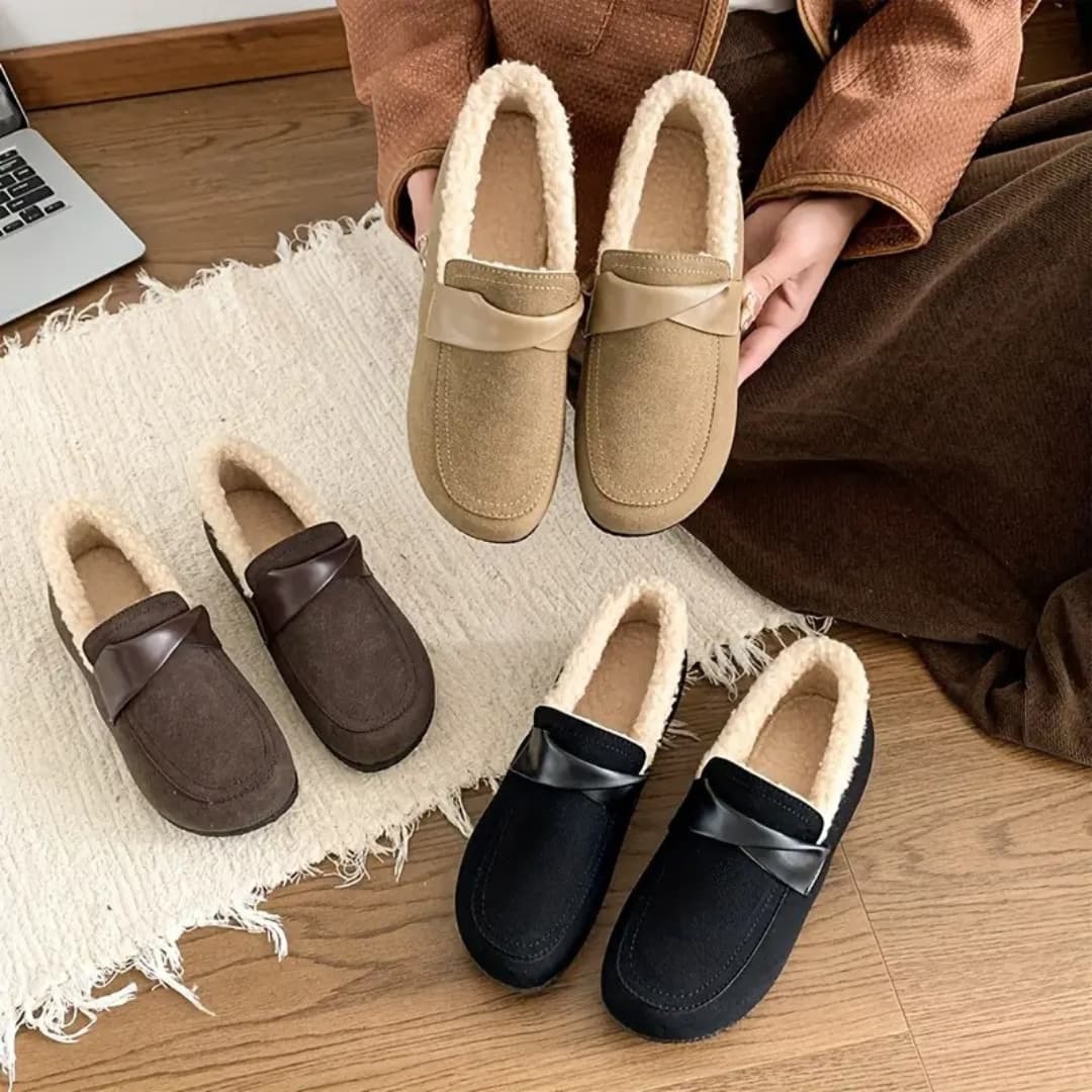 Maya - Bekväma värme slip-on-skor för kvinnor