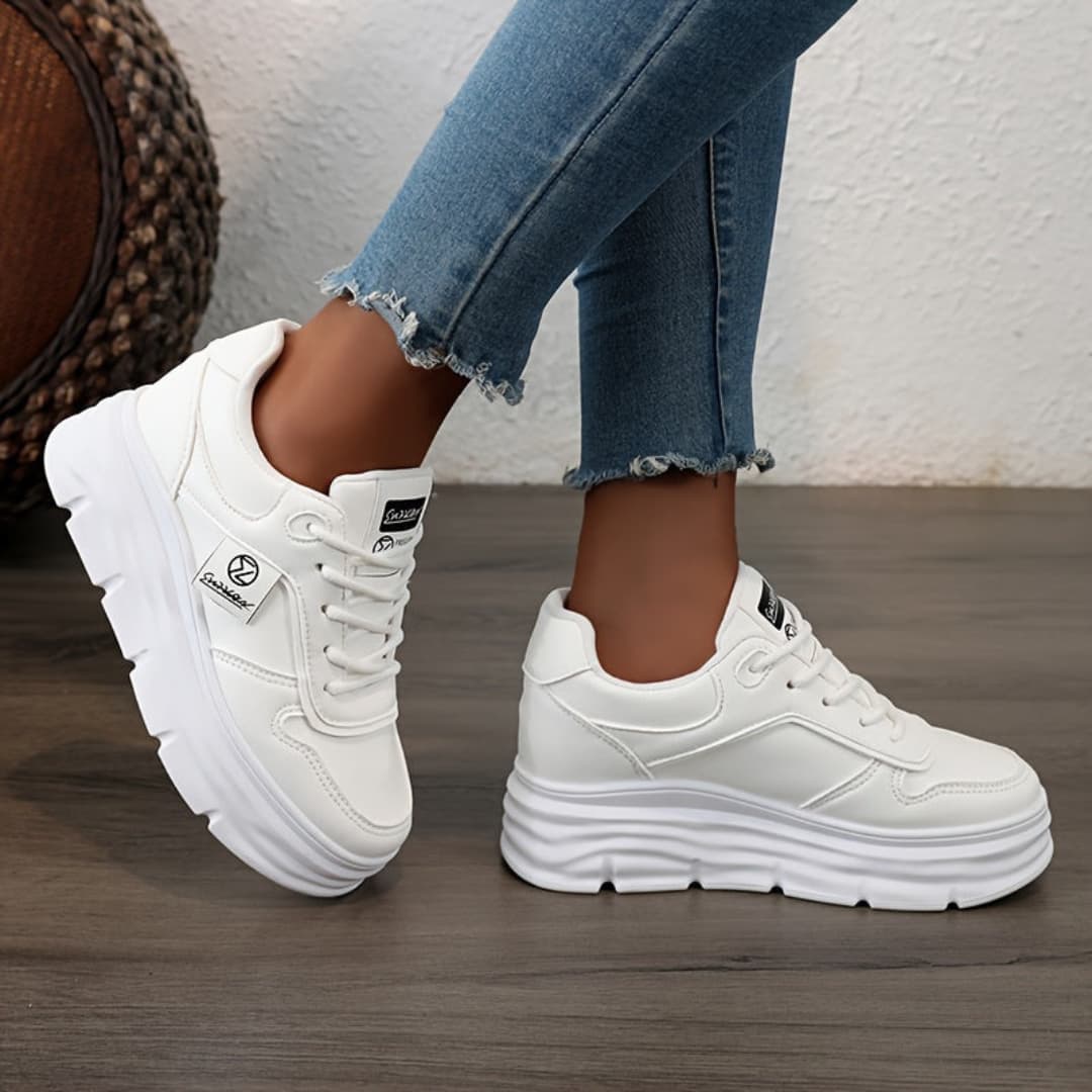 Dam Fashion Skateboard Sneakers Lettvekts All-Season Fottöy