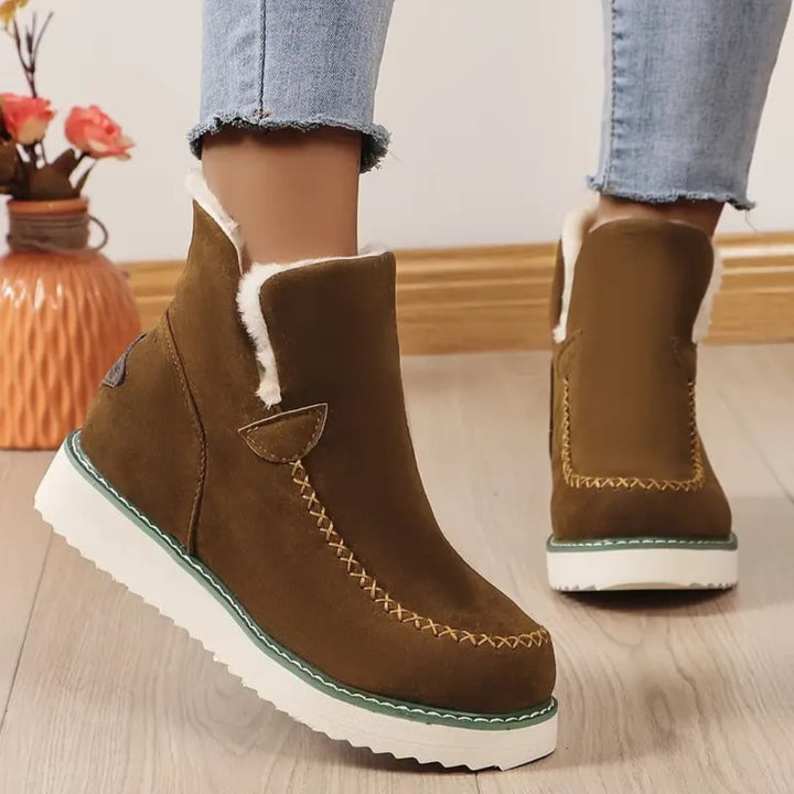 Jasmina - Värme slip-on ankelstövler till dam