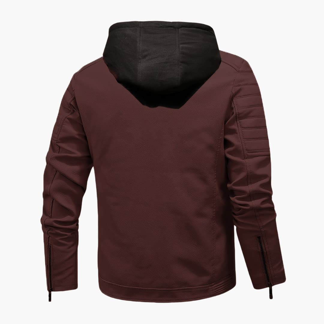 Herr Softshell-jacka med huva vindbeskyttende jacka