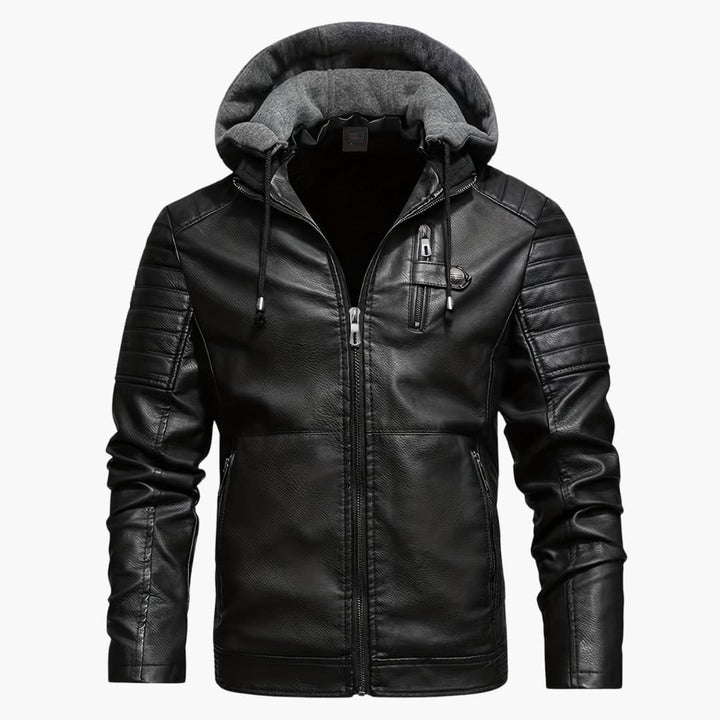 Herr Softshell-jacka med huva vindbeskyttende jacka