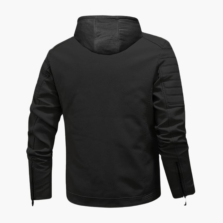 Herr Softshell-jacka med huva vindbeskyttende jacka