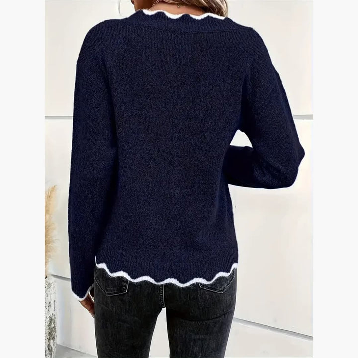 Eleonora - Elegant stickad tröja för kvinnor