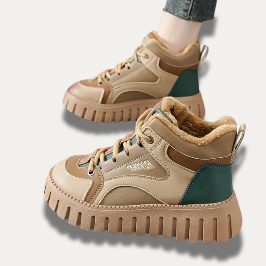 Dam Vinter Termiske Snöboots med Fôr