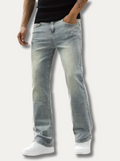 Vintage-stil denim byxa för män