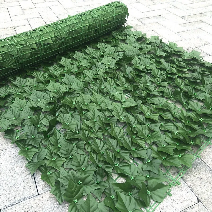 Faux Eföy Privatlivsgjerde - Utvidbar och Naturtro Dekor