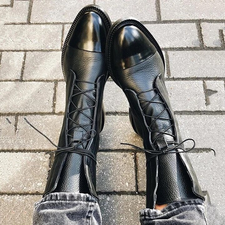 CHRISTINA™ - Vintage stövlar med häl till kvinnor