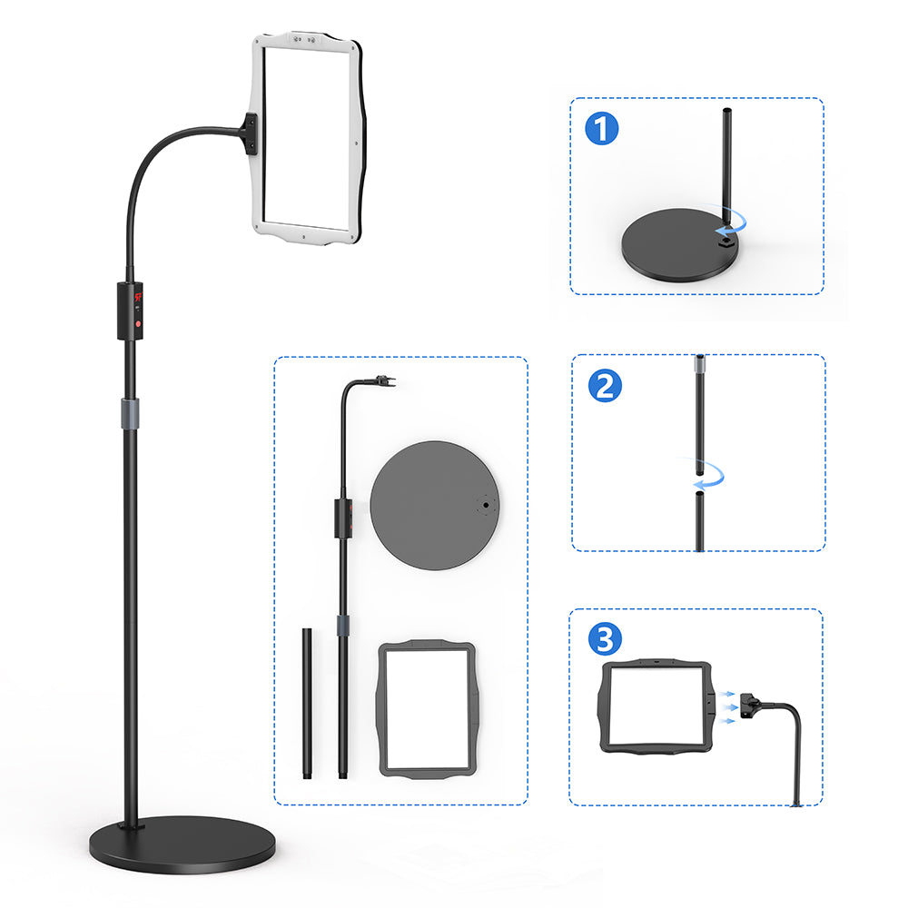 Gulvlampe med Forstörrelsesglass – Perfekt för Detaljarbeid