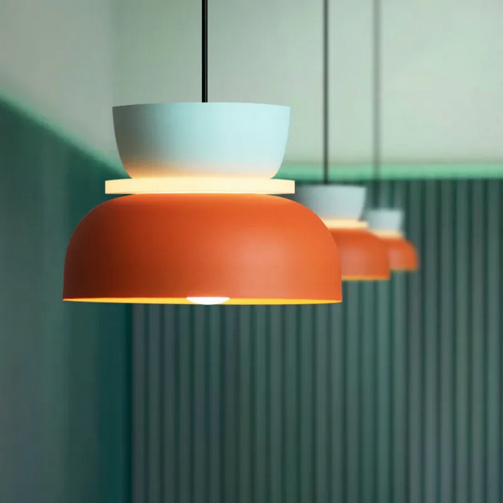 Minimalistisk Pendellampa i Pastell för Modern Interiör