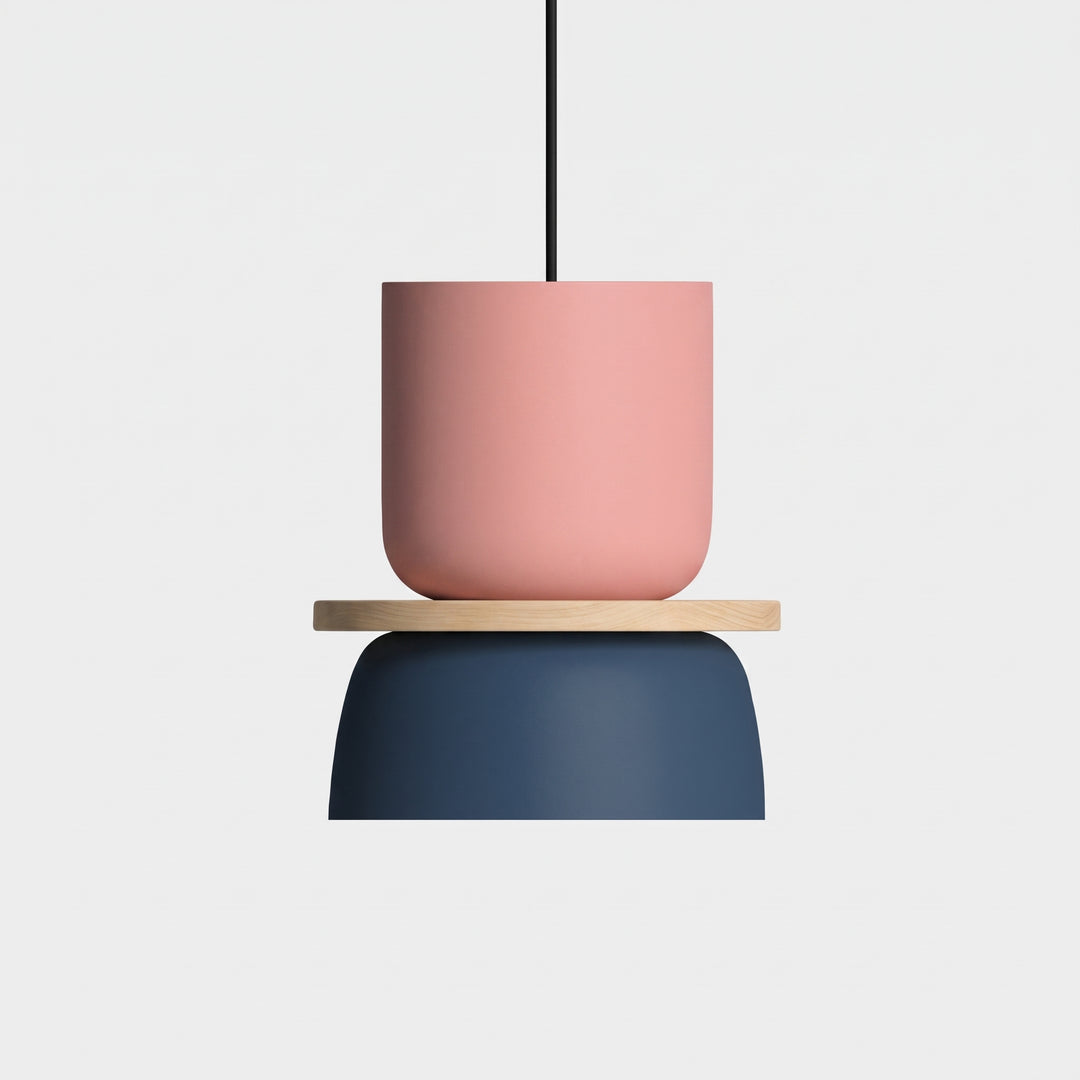 Minimalistisk Pendellampa i Pastell för Modern Interiör