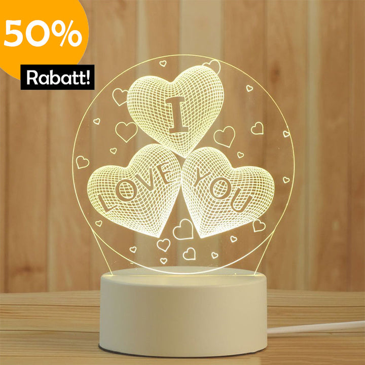 MagicLamp - Kvalitets 3D LED-lampa!