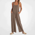 Valeska Plus-storlek jumpsuit med vida ben