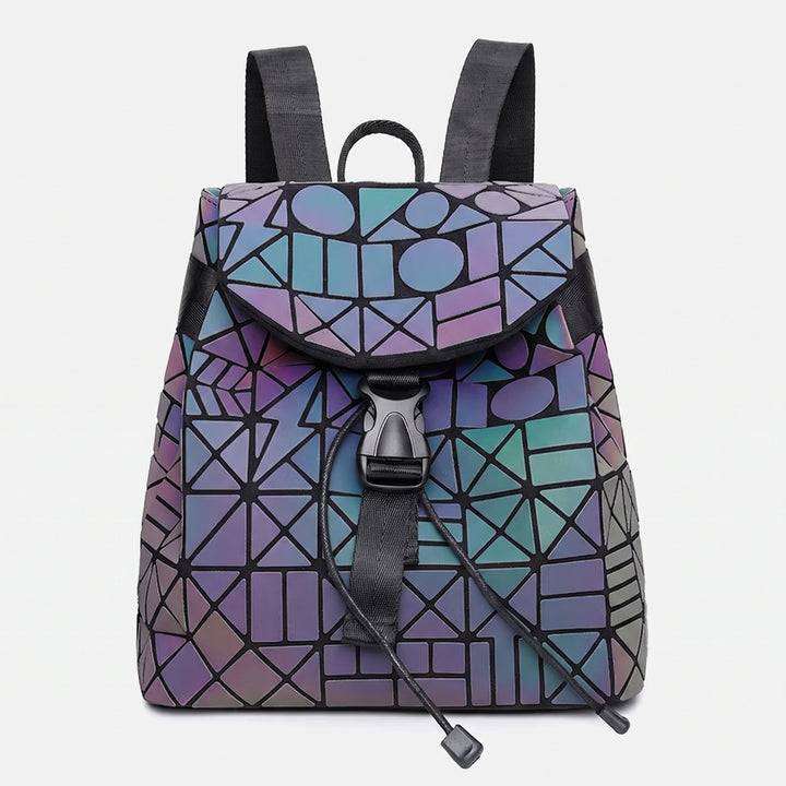 Unisex Lysende Geometrisk Ryggsäck