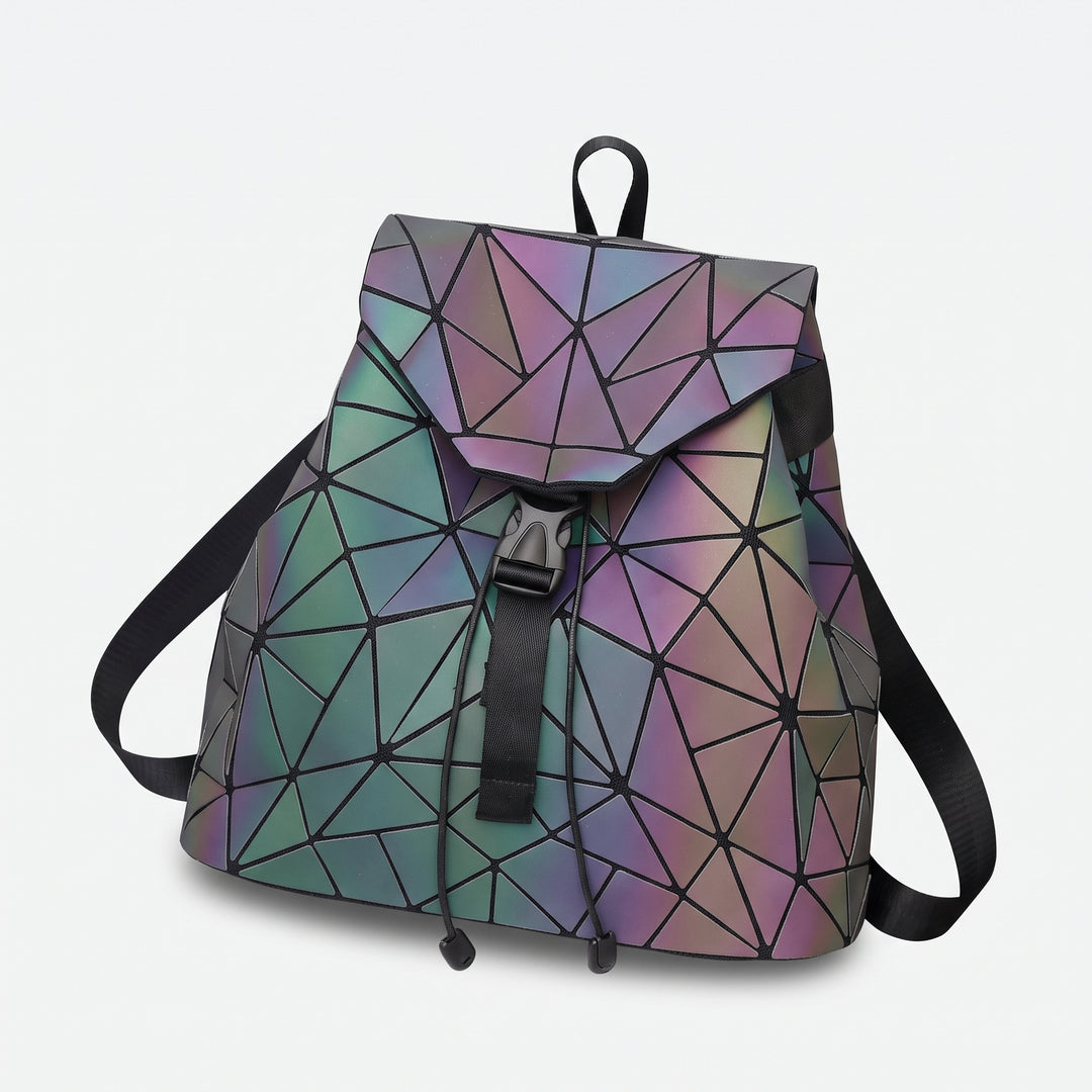 Unisex Lysende Geometrisk Ryggsäck