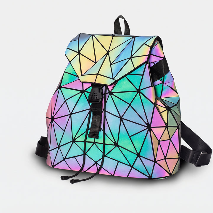 Unisex Lysende Geometrisk Ryggsäck