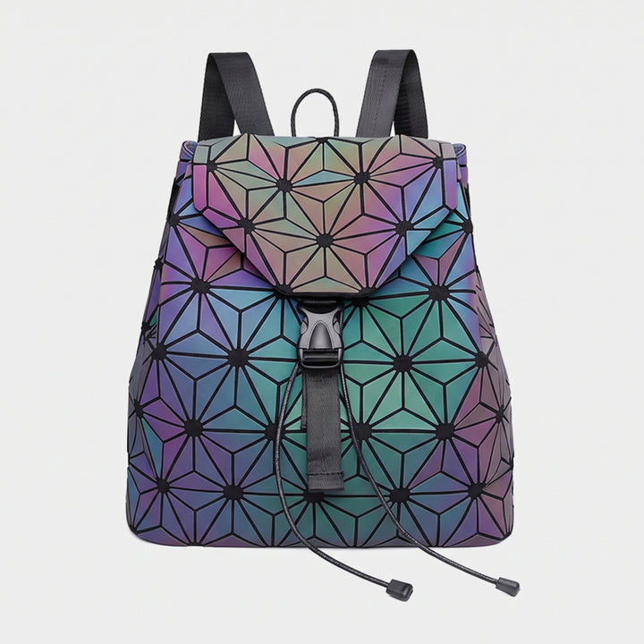 Unisex Lysende Geometrisk Ryggsäck