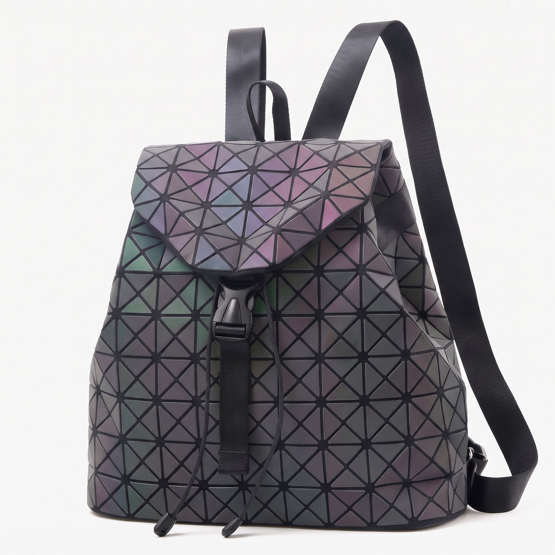 Unisex Lysende Geometrisk Ryggsäck