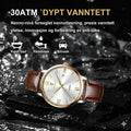 Luksuriöst Armbåndsur för Män - Elegant Kvartsklokke