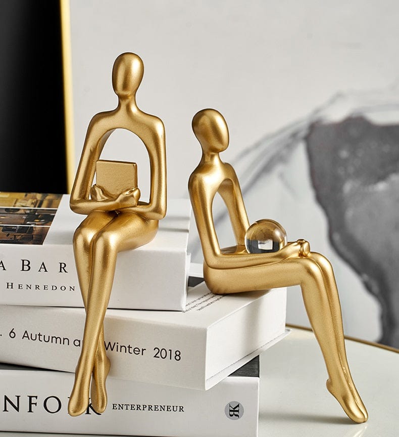 Unika Abstrakte Statuetter för Hemmeinnredning