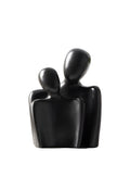 Abstrakt Kjärlighetsstatue – Elegant Modern Hemmedekorasjon