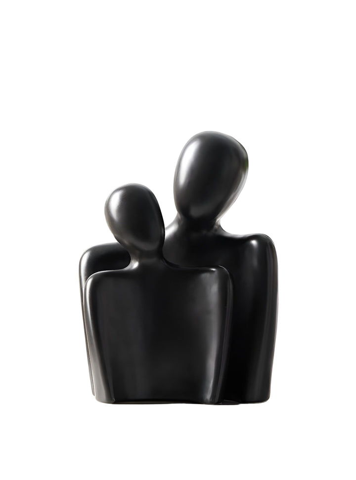 Abstrakt Kjärlighetsstatue – Elegant Modern Hemmedekorasjon