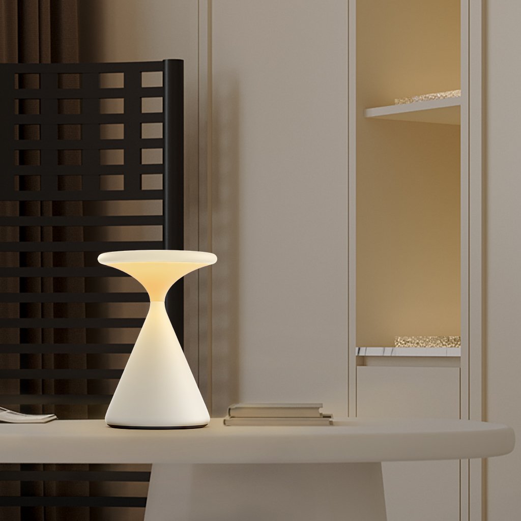 Aeron Hourglass Bordslampa - Batteridrevet | Justerbar LED