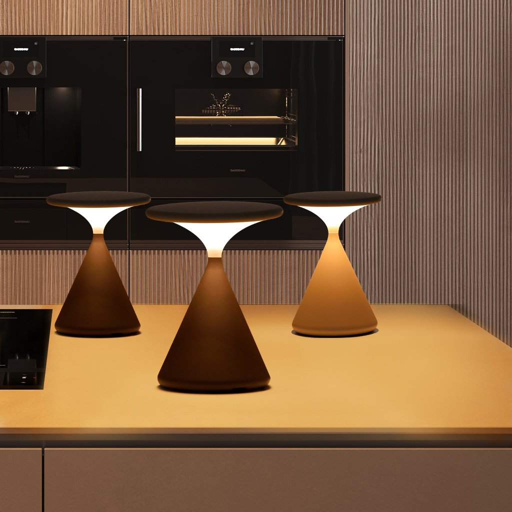Aeron Hourglass Bordslampa - Batteridrevet | Justerbar LED