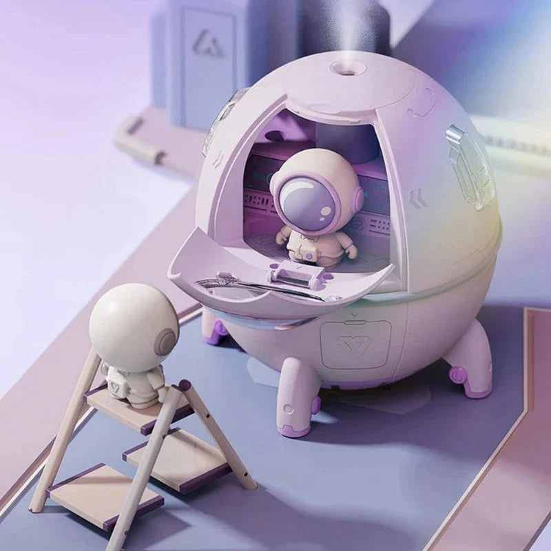 Astronaut Luftfukter med Nattlampe och Aroma Diffuser