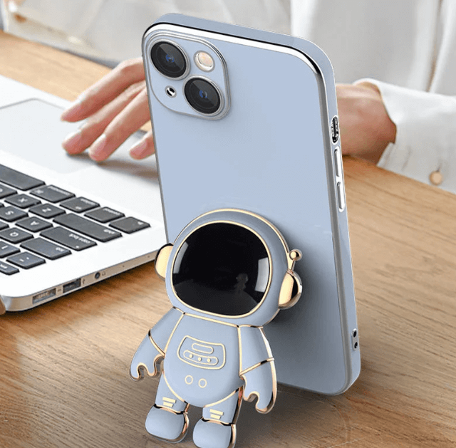 Astronaut Telefondeksel för iPhone – Unikt Design &amp; Praktisk Stativ