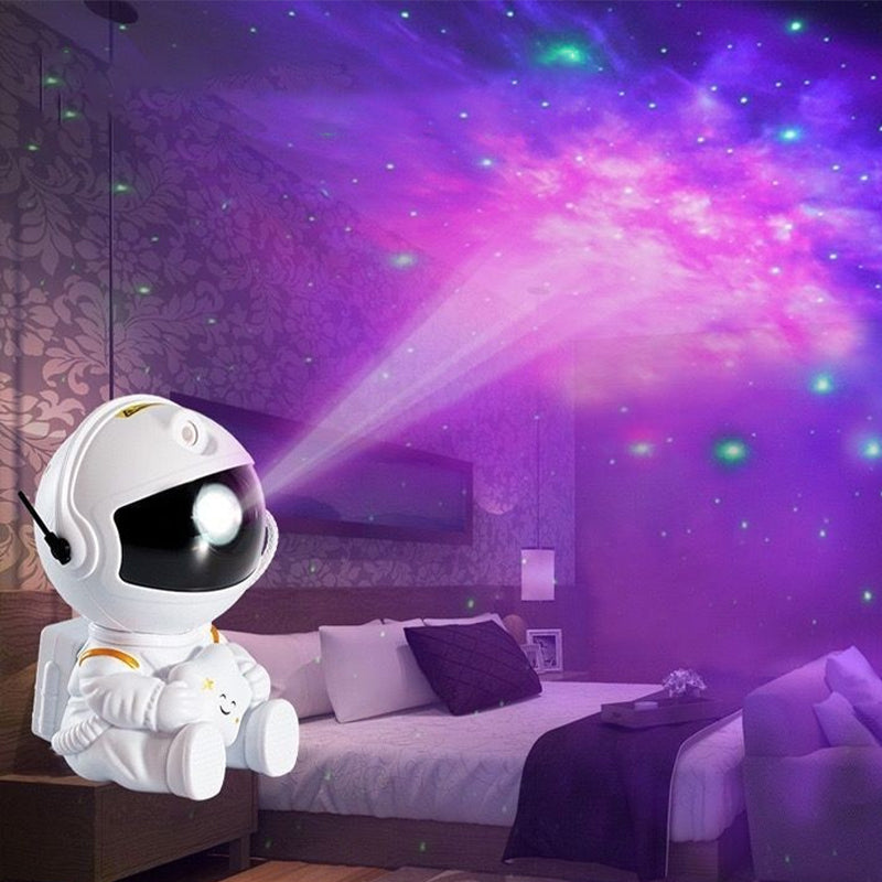 Astronaut-Stjernehimmel Projektorlys - Romtema Ljus
