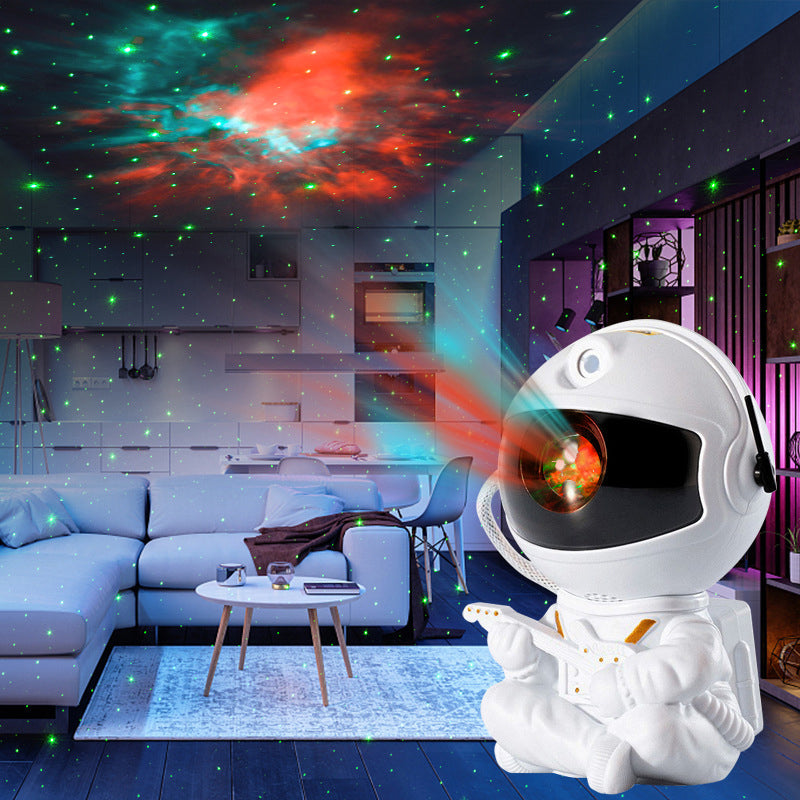 Astronaut-Stjernehimmel Projektorlys - Romtema Ljus