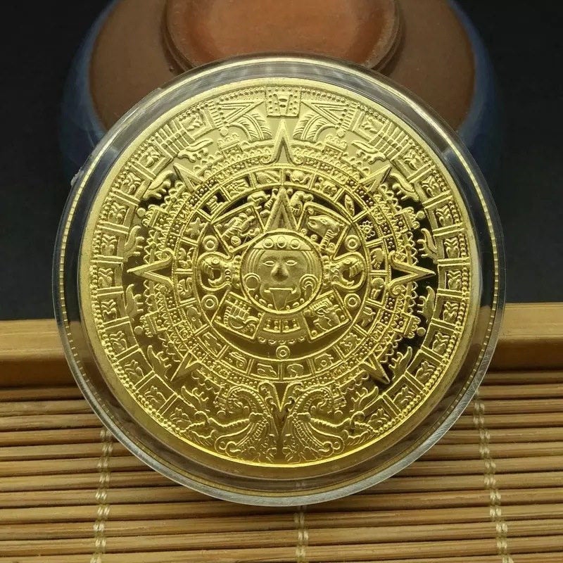 Aztekisk Kalendermedalje Dekorasjon