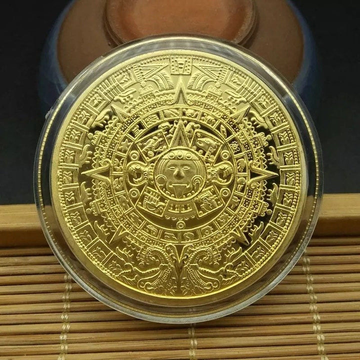 Aztekisk Kalendermedalje Dekorasjon