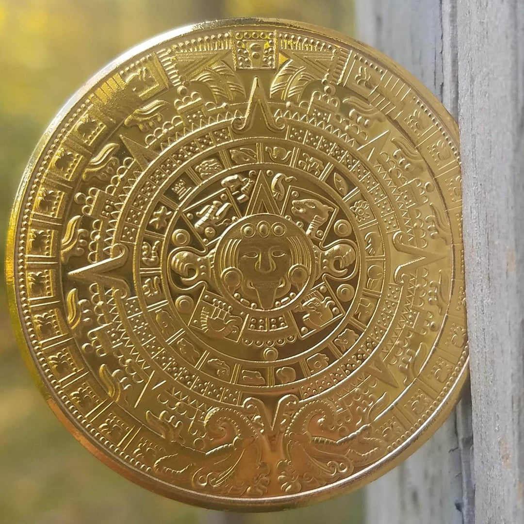 Aztekisk Kalendermedalje Dekorasjon