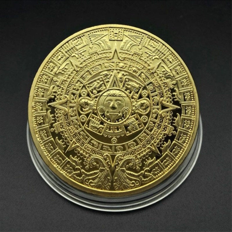 Aztekisk Kalendermedalje Dekorasjon