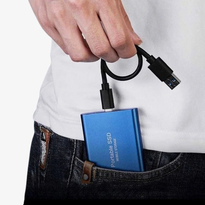 Bärbar Ekstern SSD för Snabb Lagring och Dataoverföring
