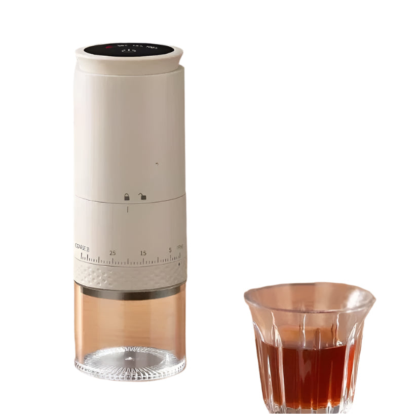 Bärbar Elektrisk Kaffekvern – Perfekt Malt Kaffe, Överallt