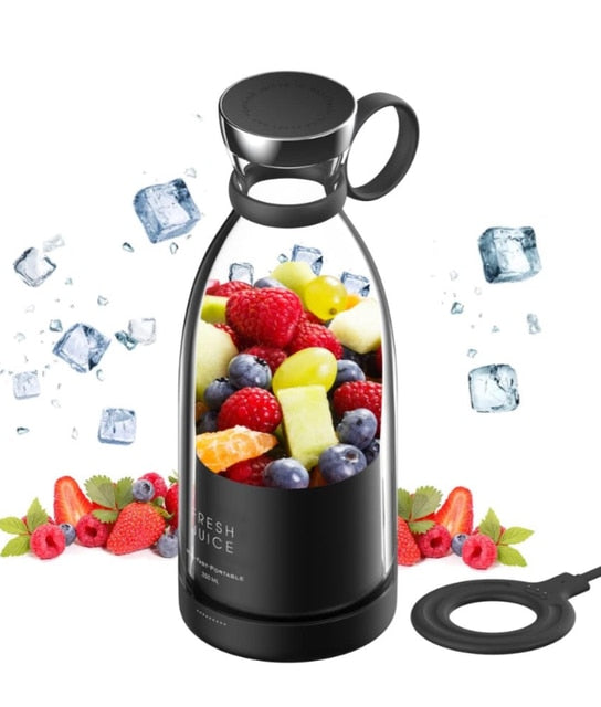 Bärbar Elektrisk Smoothie Blender för Fräscha Drikker