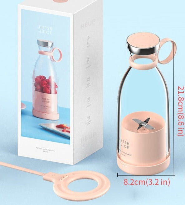 Bärbar Elektrisk Smoothie Blender för Fräscha Drikker