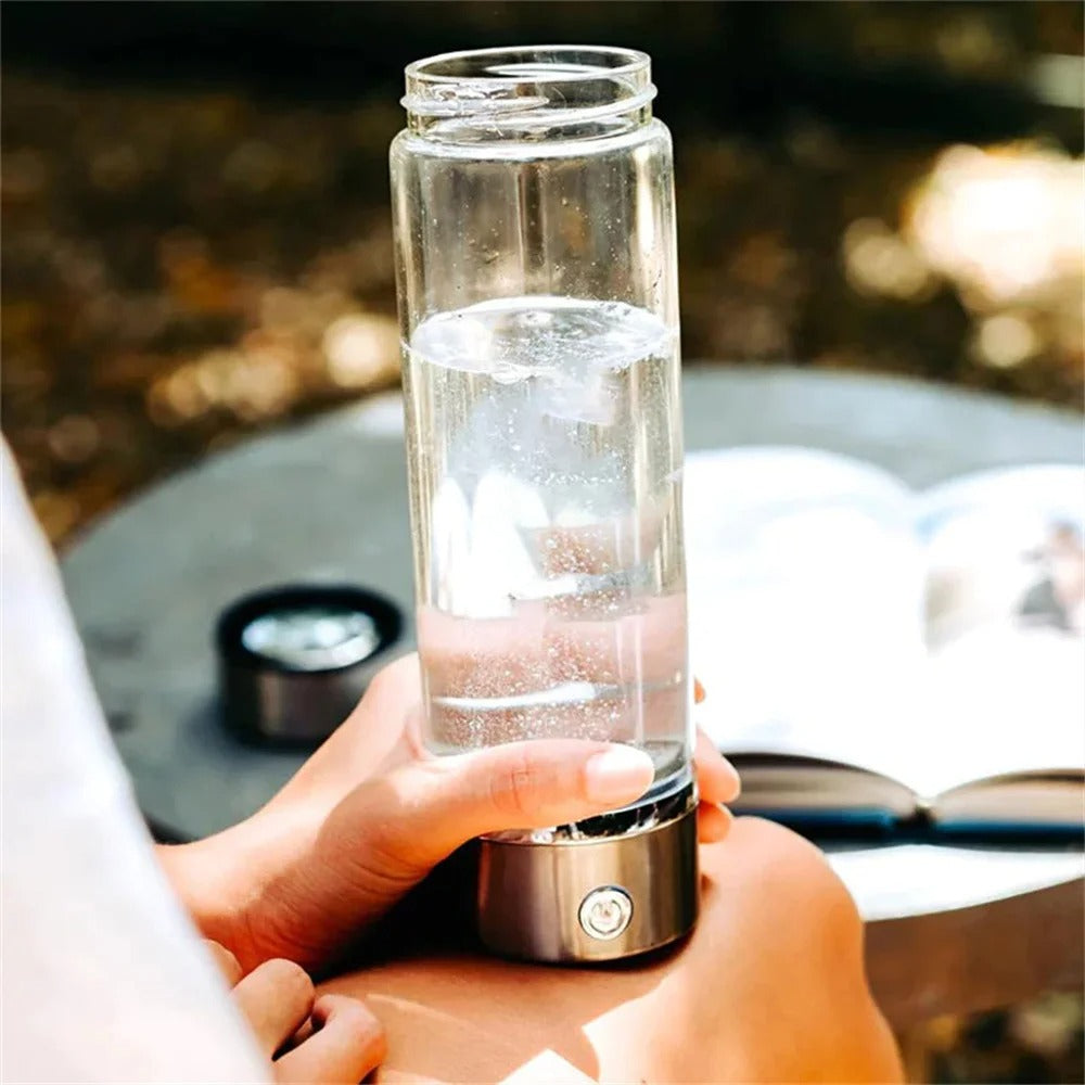 Bärbar Hydrogen Vannflaske med Elegant Design för Optimal Hydrering