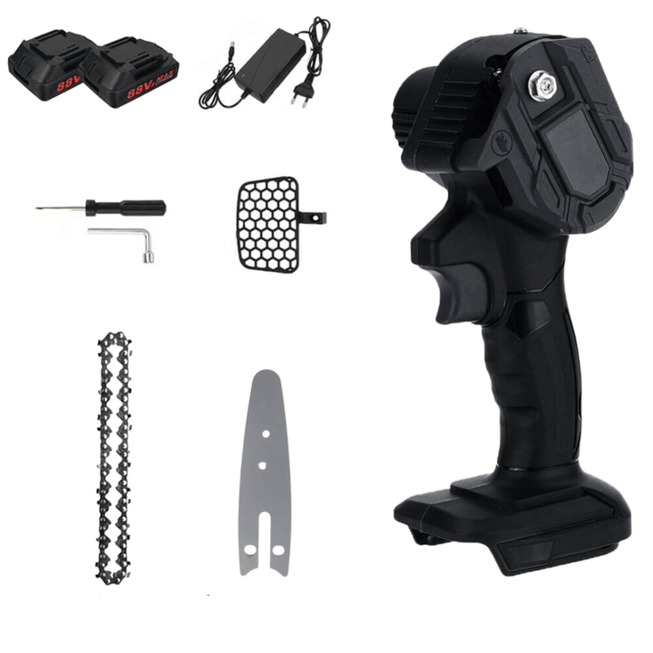 Bärbar Mini Motorsag med Batteri och Kjeder