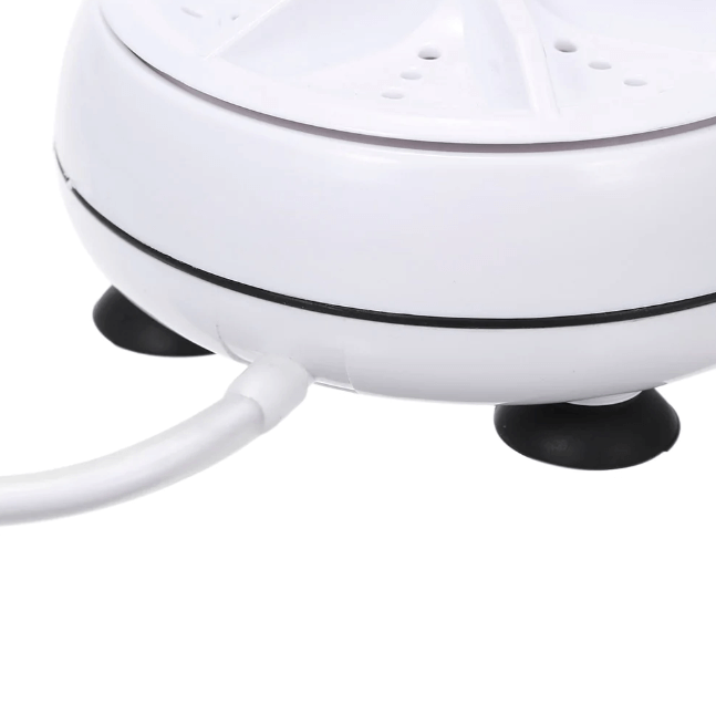 Bärbar Mini Ultralyd Tvättmaskin för Resor och Små Plagg