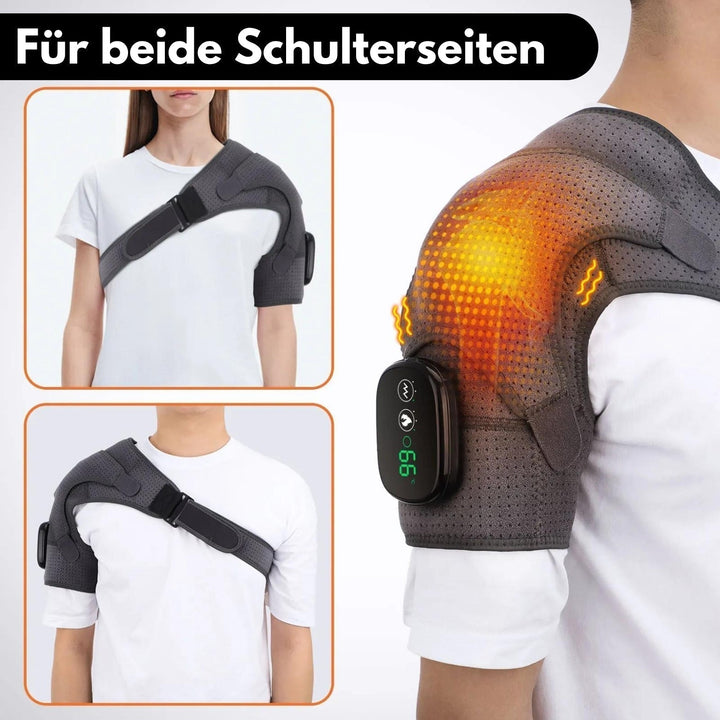 Bärbar Skuldermassasjeapparat med Varmeterapi
