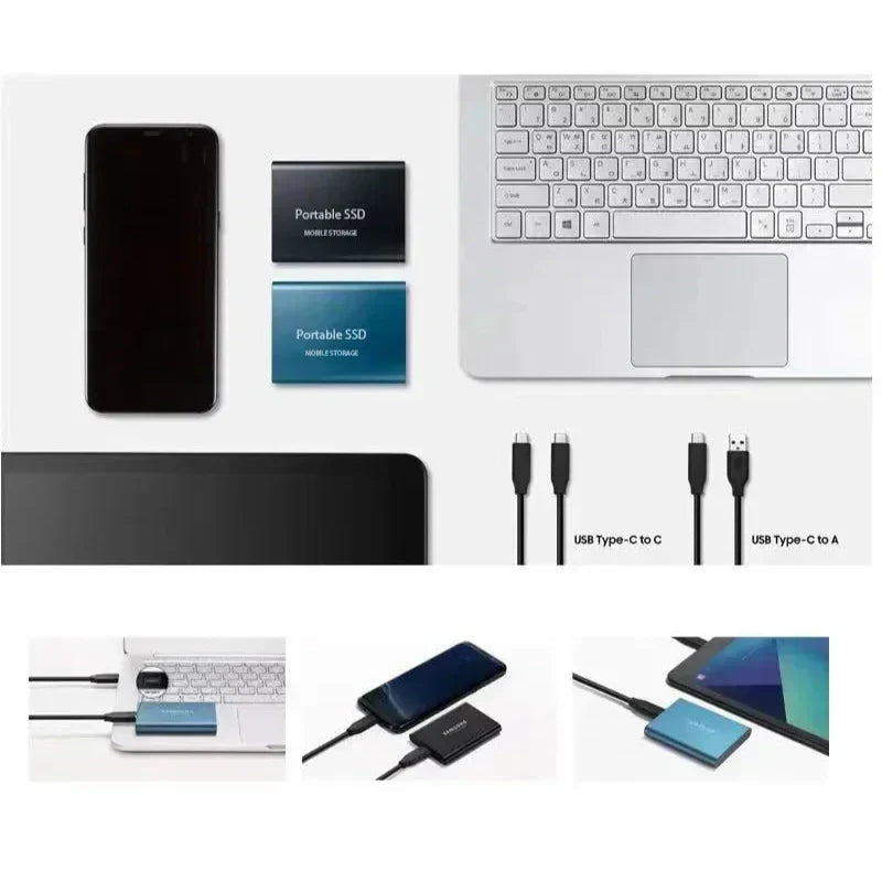 Bärbar SSD-Solid State Drive för Hurtig Lagring