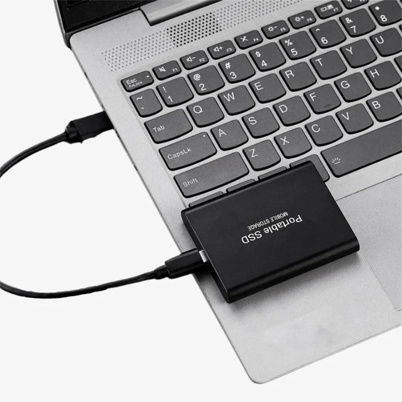Bärbar Ekstern Solid State Disk – Snabb USB 3.1 Lagring