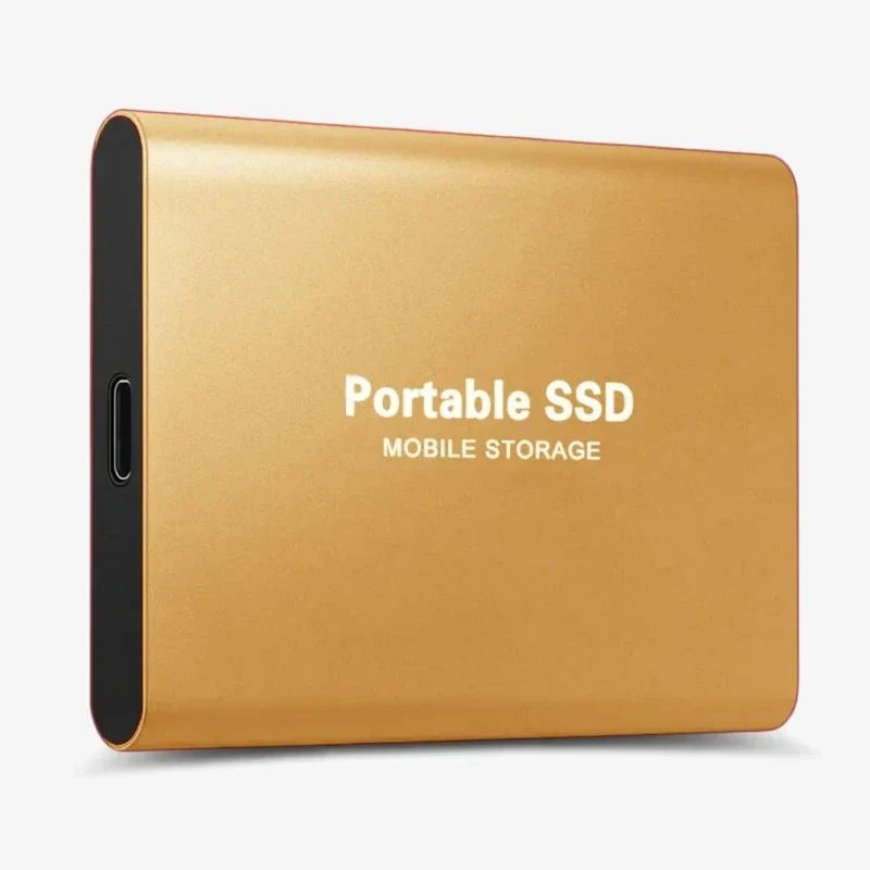 Bärbar Ekstern Solid State Disk – Snabb USB 3.1 Lagring