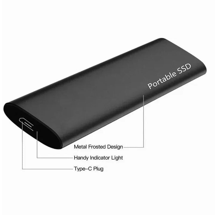 Bärbar Ekstern Harddisk - Snabb USB-C Lagring