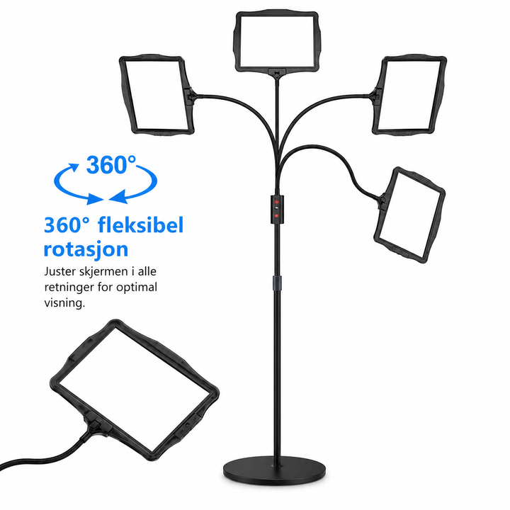Gulvlampe med Forstörrelsesglass – Perfekt för Detaljarbeid