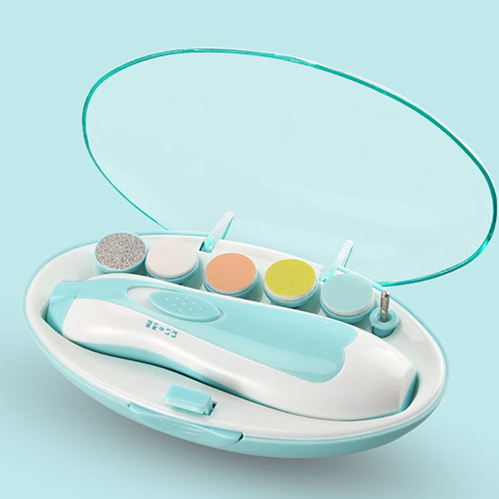 Baby Elektrisk Negletrimmer med LED-Ljus
